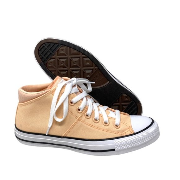 Converse Chuck Taylor All Star Madison Mid Sneakers Women's Coral Canvas A05002F - Picture 7 of 9